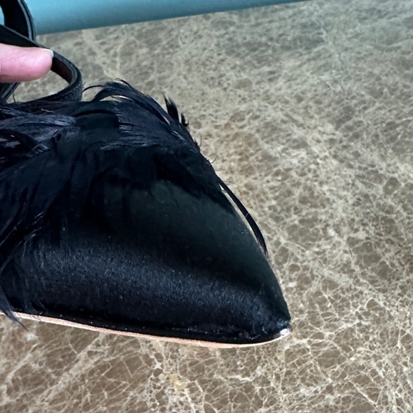 Something Bleu Effie Feathered Pumps - Picture 8 of 14